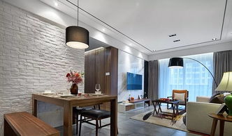 89平现代简约三居室 恰到好处的精致生活