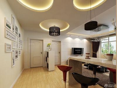 时尚住宅吊顶造型装修设计指南 80平米南北户型空间优化指南